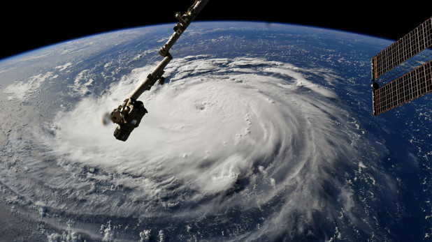FILE PIC: satellite cloud chart of a hurricane /Getty Images