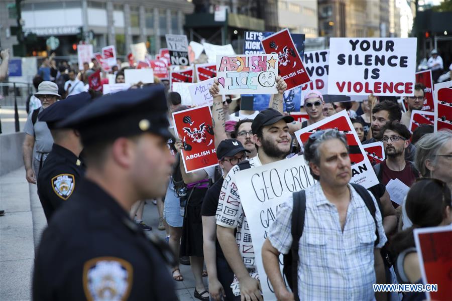 U.S.-NEW YORK-ANTI DEPORTATION PROTEST