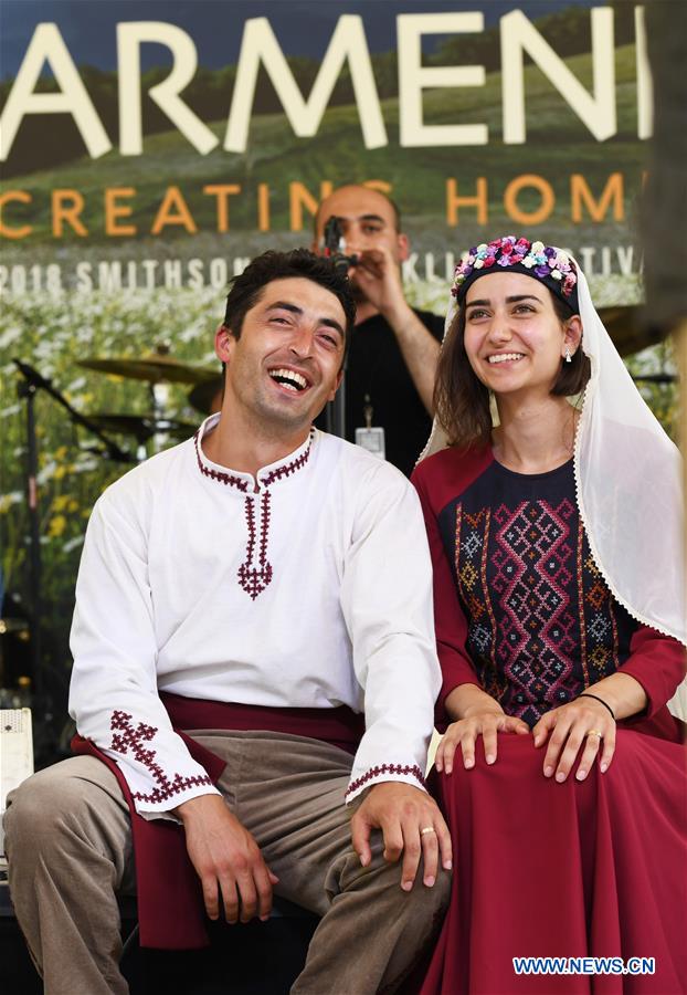 U.S.-WASHINGTON D.C.-SMITHSONIAN FOLKLIFE FESTIVAL-ARMENIAN WEDDING