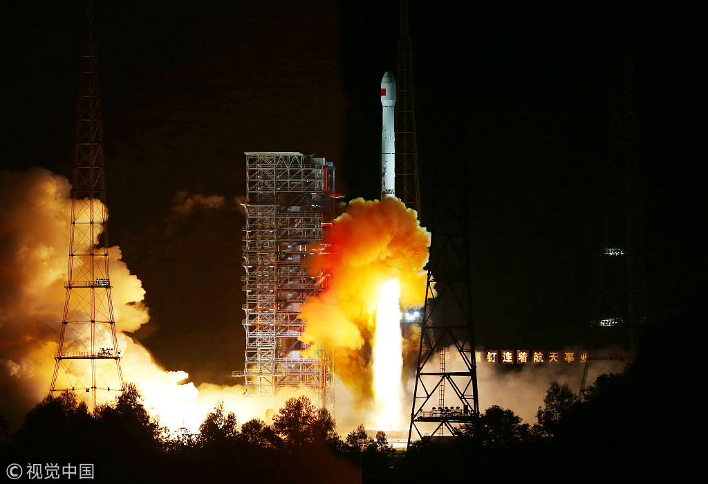 The Chang'e-5 T1 spacecraft lifts off from the Xichang Satellite Launch Center in Sichuan Province on October 24, 2014. [File photo: VCG]