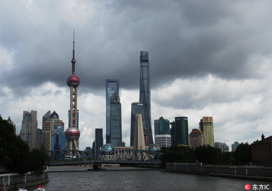 Photo taken on July 21 2018 shows Lujiazui Financial & Trade zone in Shanghai. [Photo: IC]