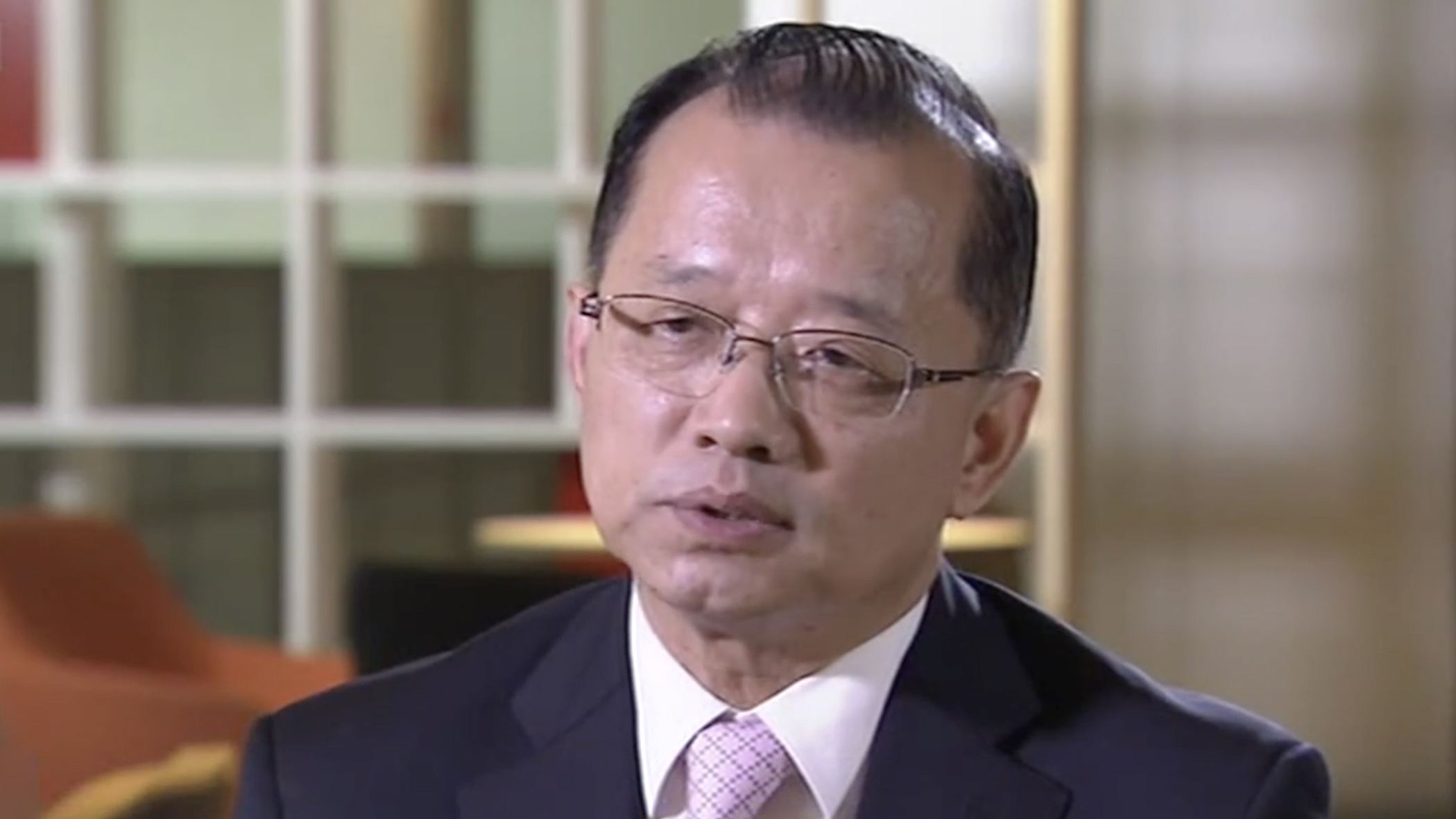 Liao Qun, chief economist of China Citic Bank. [Screenshot: CGTN]