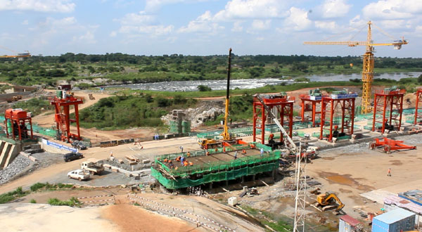 The construction site of Karuma Hydroelectric Power Plant, the largest hydro power plant in Uganda, financed by China. [Photo: China Plus]