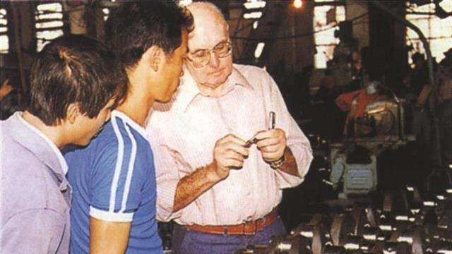 Undated picture of Werner Gerich working in China. [File photo: CGTN]