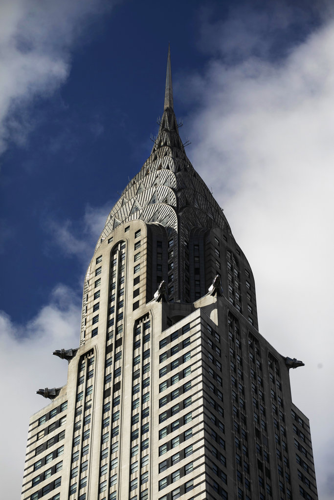 Clouds float past the Chrysler Building, Wednesday, Jan. 9, 2019, in New York. The art deco masterpiece that was briefly the world's tallest skyscraper when it was completed in 1930 is up for sale. [Photo: AP/Mark Lennihan]