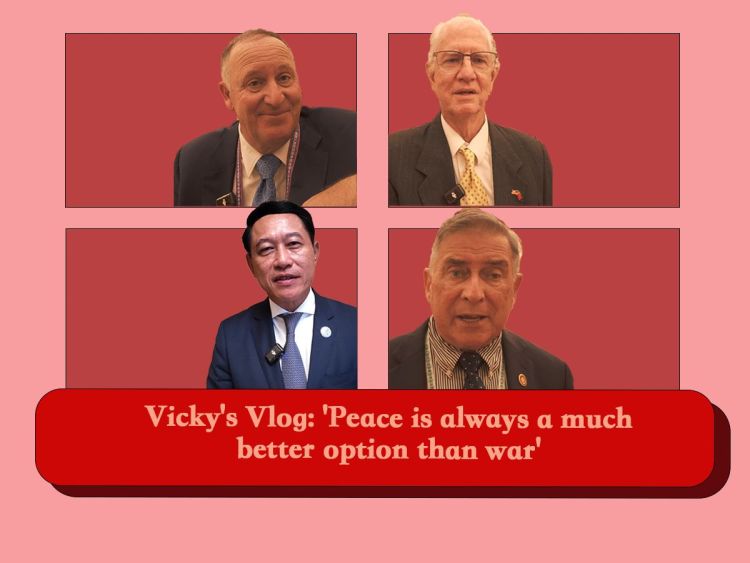Vicky's Vlog: 'Peace is always a much better option than war'