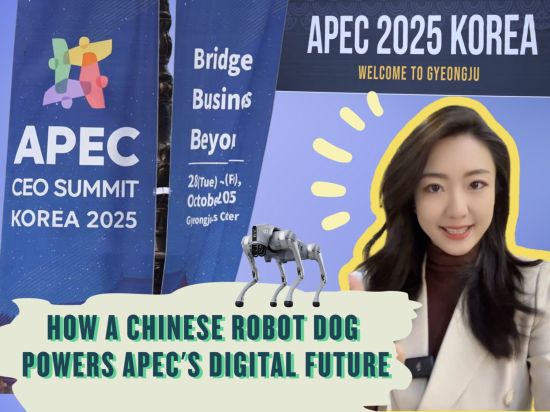 Vicky on the move: How a Chinese robot dog powers APEC's digital future
