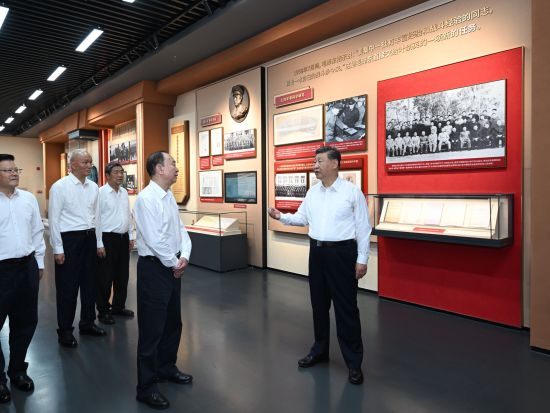 Xi inspects Meizhou in south China's Guangdong Province