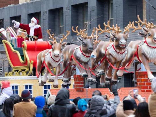 2025 Original Santa Claus Parade held in Toronto, Canada