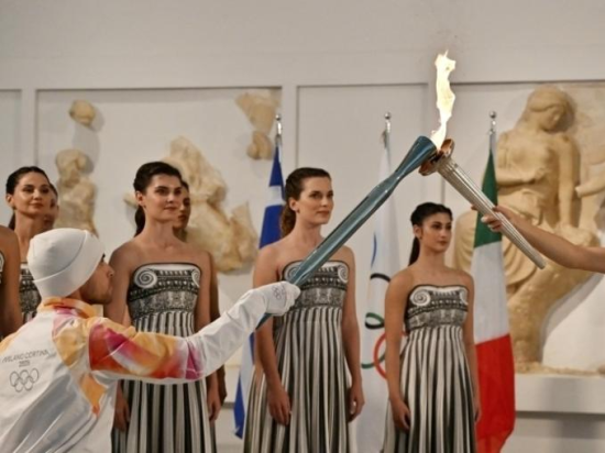 Olympic flame for Milan-Cortina 2026 Winter Games lit in Ancient Olympia