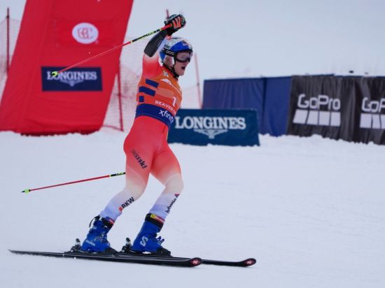Swiss racer Marco Odermatt takes World Cup giant slalom for his 2nd win at Beaver Creek in 4 days