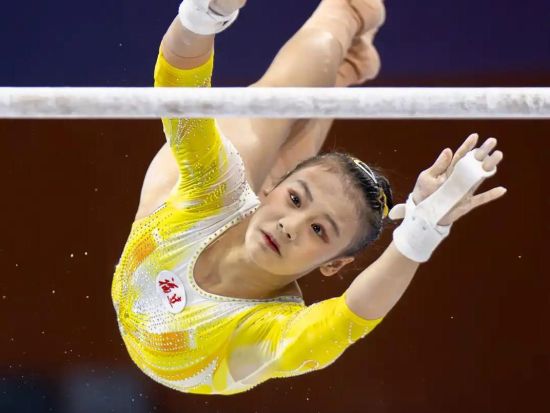 Chinese gymnast Qiu Qiyuan blossoms from 'seed' into world champion