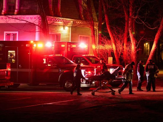 Police hunt gunman who killed two at US university