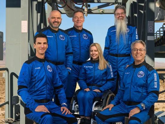 Blue Origin sends 1st wheelchair user into space