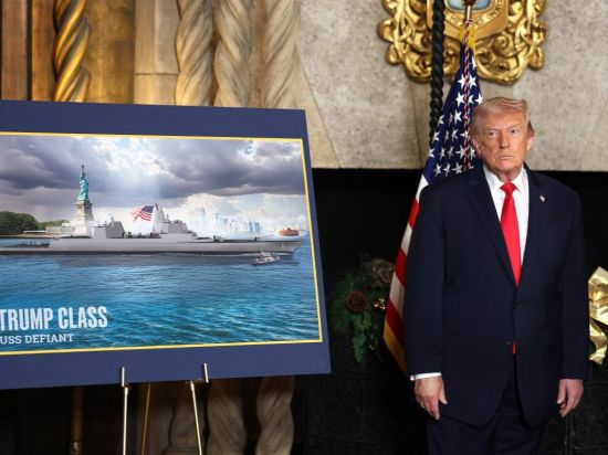 Trump announces plan to build 'Trump-class' battleships