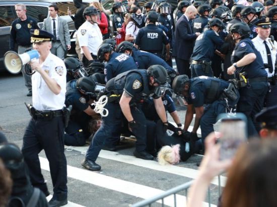 Dozens of protests against ICE held across US California