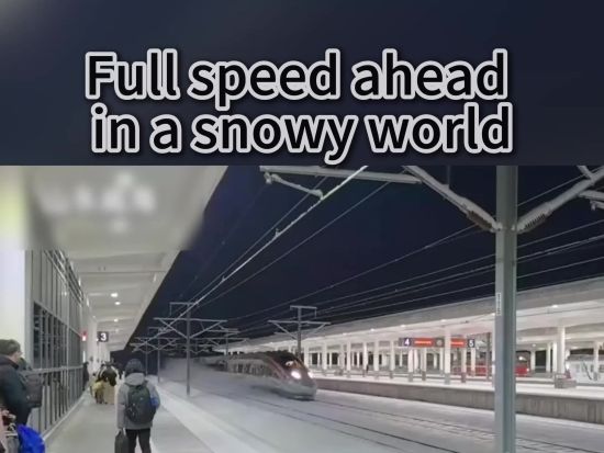 Full speed ahead in a snowy world