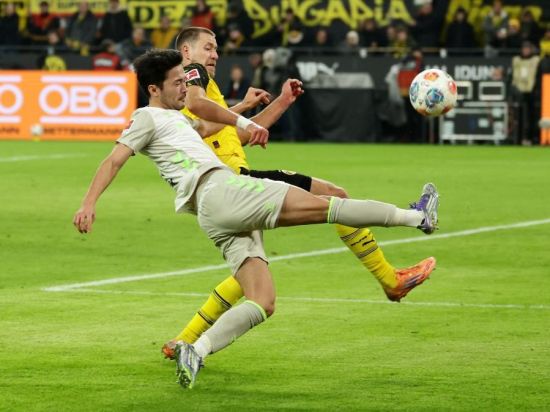 German first division Bundesliga: Borussia Dortmund vs. SV Werder Bremen