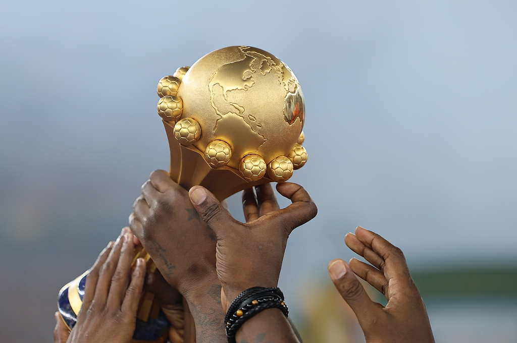 The Africa Cup of Nations (AFCON) trophy. /VCG