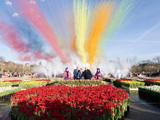 National Tulip Day celebrated in Amsterdam, the Netherlands