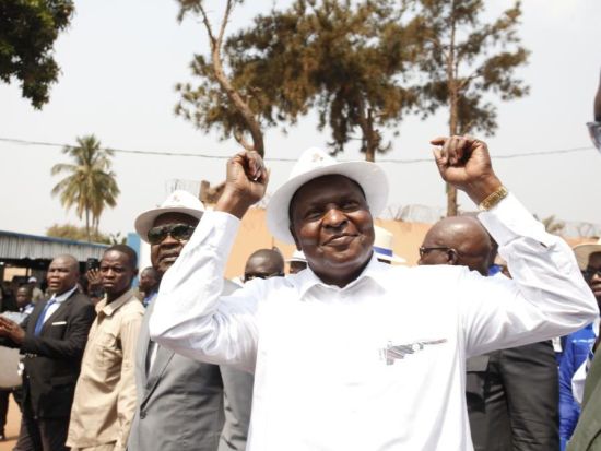 Xi congratulates Central African Republic president on reelection