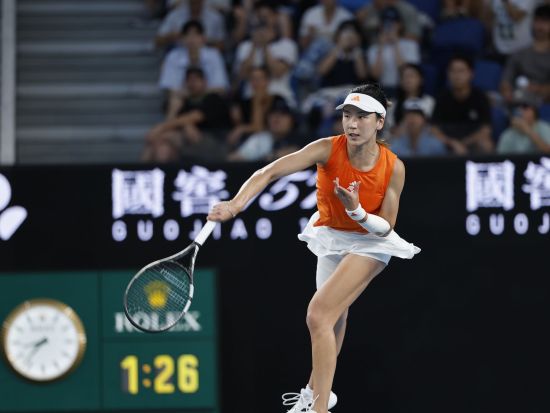 Wang Xinyu reaches round of 16 at Australian Open for first time