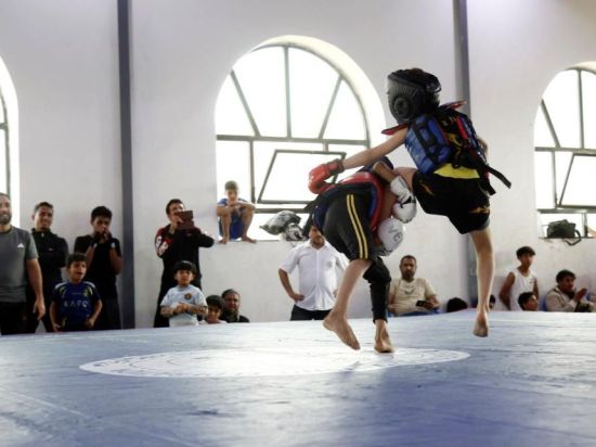 Wushu and Kung Fu competition held in Sanaa, Yemen