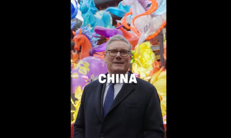 Photo: Screenshot of the video published by British Prime Minister Keir Starter on X on Saturday