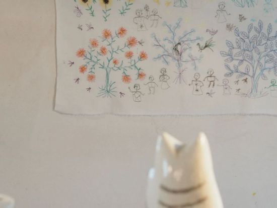 Embroidery in bloom: Granny Xiancao at Beijing's Qiushe Garden