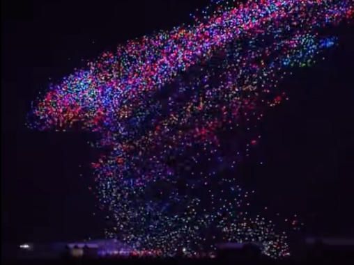 Over 20,000 drones light up night sky ahead of Spring Festival in Hefei