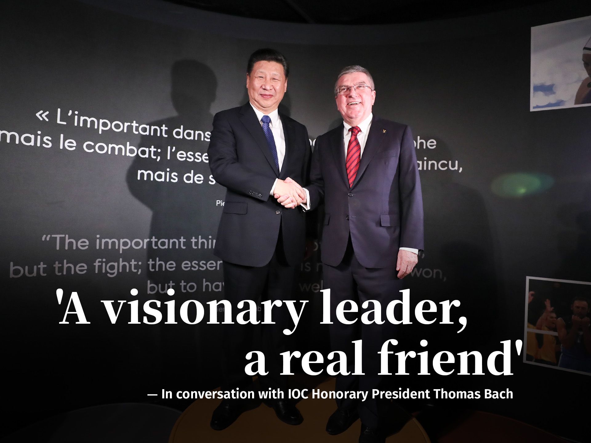 'A visionary leader, a real friend' — In conversation with IOC Honorary President Thomas Bach