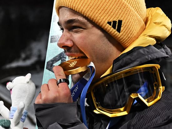 Germany's Raimund wins Olympic gold in men's normal hill