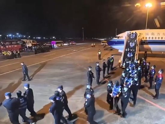 China repatriates over 1,500 suspects in Myanmar scam bust