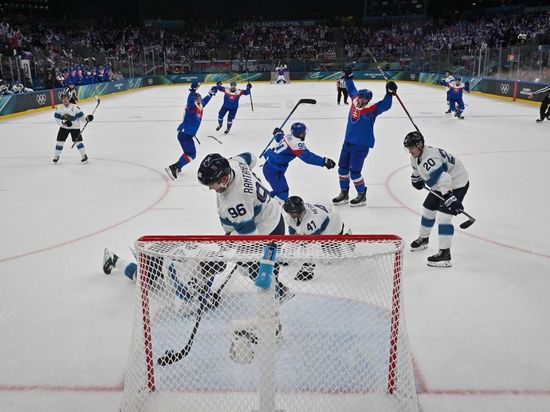 Slovakia shocks defending champion Finland in Olympic men's ice hockey