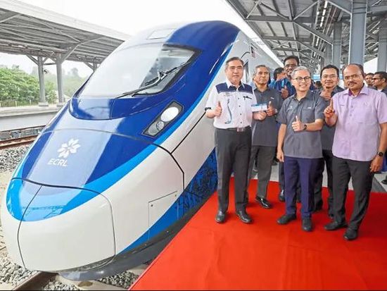 Freight, passenger trains unveiled as ECRL mega rail project nears completion