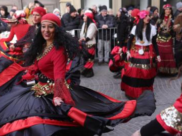 International carnival festival celebrated in Ptuj, Slovenia