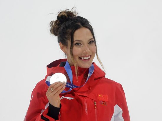 Gu Ailing earns big air silver at Winter Olympics in first major event in discipline in four years