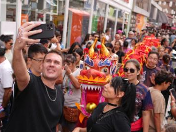 Spring Festival celebration held in Chinatown in Buenos Aires, Argentina