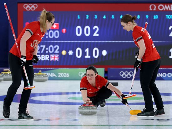 Switzerland joins Sweden in women's curling semifinals at Milan-Cortina Games