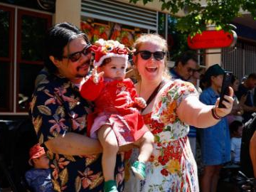 Event held to celebrate Spring Festival in Canberra, Australia