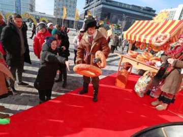 Maslenitsa marked in Minsk, Belarus