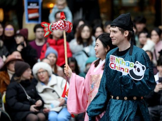 Camden Market in London hosts Chinese New Year festivities