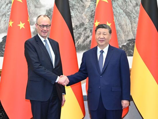 Xi meets German Chancellor Merz in Beijing
