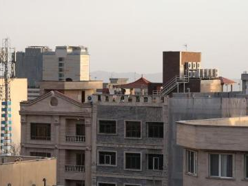 Downtown Tehran pictured as Iran closes airspace after strikes