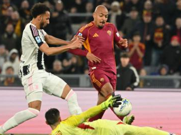Italian Serie A football match: Roma vs. Juventus