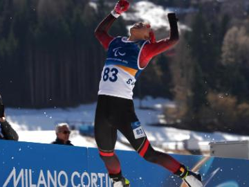 China's Cai wins para biathlon men's sprint standing gold