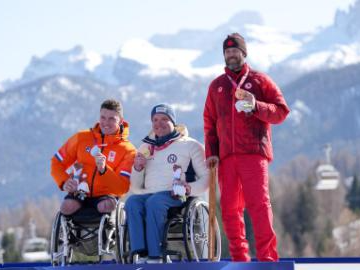 In pics: para alpine skiing men's downhill sitting match at Milan-Cortina 2026 Paralympic Winter Games