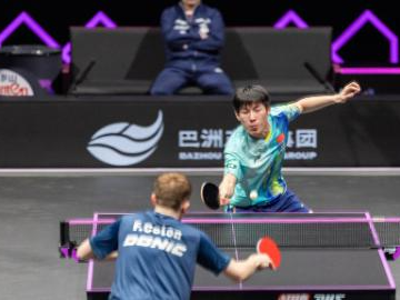 In pics: men's singles round of 32 match at WTT Champions Chongqing 2026