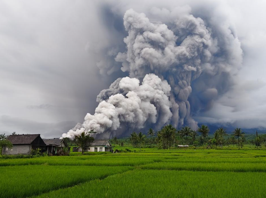 Mount Semeru volcano erupts in Indonesia