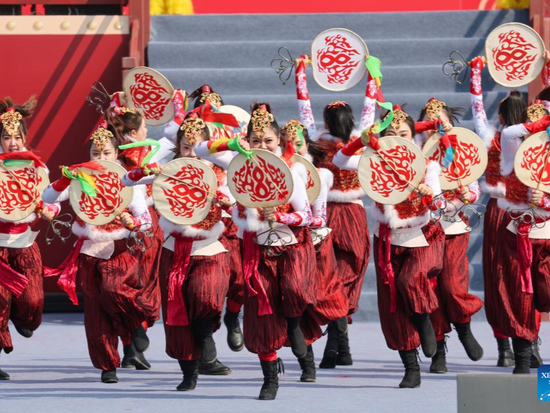 National drum contest held in China's Shijiazhuang
